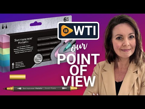 Spectrum Noir Rare Minerals Metallic Marker Set - WTI product video review