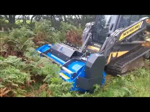 Robustrack LS FS5 2000 skid steer flail mower