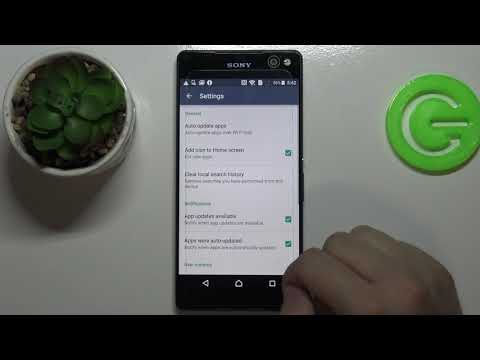 SONY Xperia C5 - How to Stop Auto-Update Apps in Play Store Settings