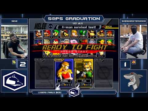 S@PS Graduation Melee Singles - Semi (Fox) vs SHEIKMASTER3000 (Sheik) - Losers Finals
