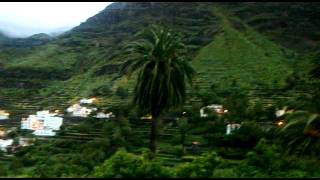 preview picture of video 'Amanecer en Guadá, Valle Gran Rey - La Gomera'