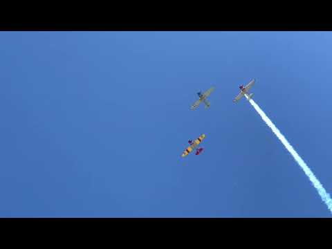 T-6 Texan formation flight part two.