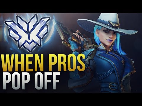 WHEN PROS ARE POPPING OFF  - Overwatch Montage