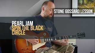 PEARL JAM - &quot;Spin the Black Circle&quot; Guitar Lesson | Stone Gossard