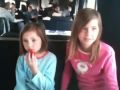 Ally And Cece On The Train At Breakfast