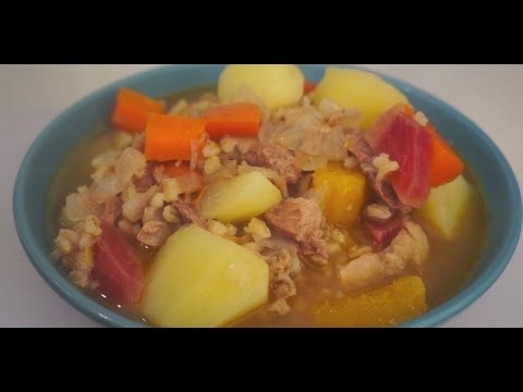 Easy Beef Soup - Beef & Barley Soup Recipe - Slow Cook...