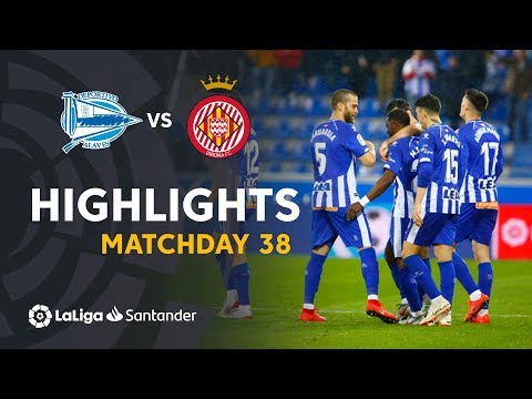 Highlights Deportivo Alavés vs Girona FC (2-1)