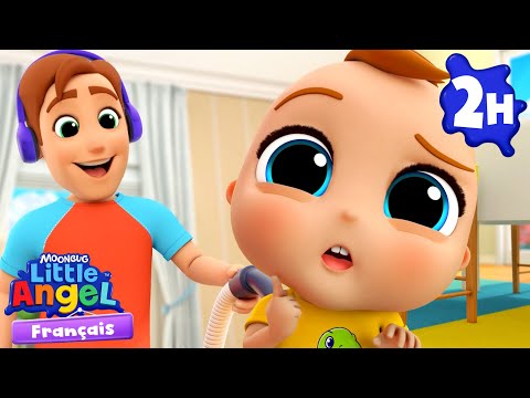 Tout le monde aide à la maison | Comptines avec Bébé Louis | Little Angel Français