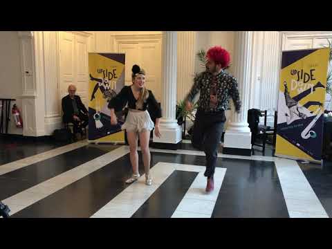 Vassia Panagiotou & Aurelien Darbellay performing at Upside Down 2019 festival