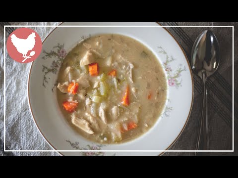 Easy Creamy Chicken Vegetable Soup (Dairy-Free!) | Cosmopolitan Cornbread