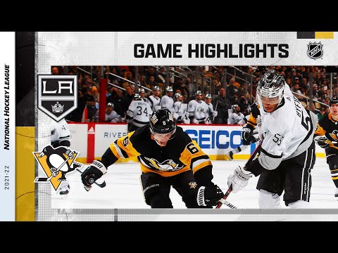 Kings @ Penguins 1/30/22 | NHL Highlights