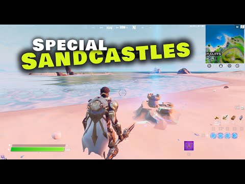 Destroy Special Sandcastles location - Fortnite