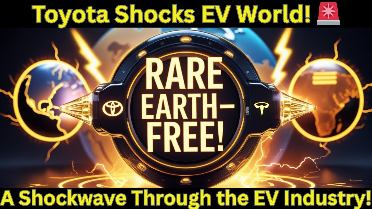 Toyota Unveils Game-Changing Rare Earth-Free Motor – EV Industry on Edge! 🚨