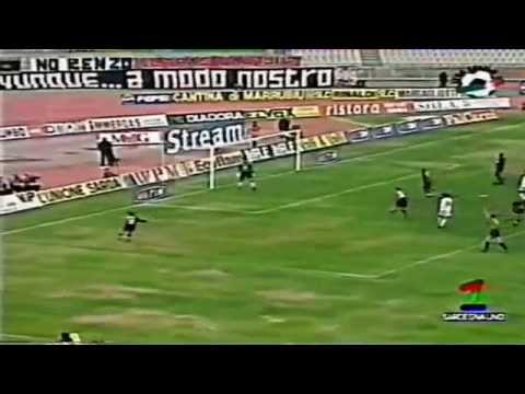 Serie A 1999-2000, day 16 Cagliari - Piacenza 3-0 (L.Oliveira, 2 M'Boma)