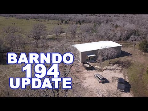 Construction update Barndo 194 - The Barndominium Show Episode 76