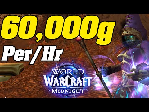This Is Now 60,000g/Hr GUARANTEED! WoW Midnight Goldfarm