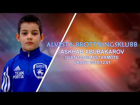 ALVESTA BK: Askhab Abubakarov. Glentonsmästarmöte i Broby. 2018.12.01