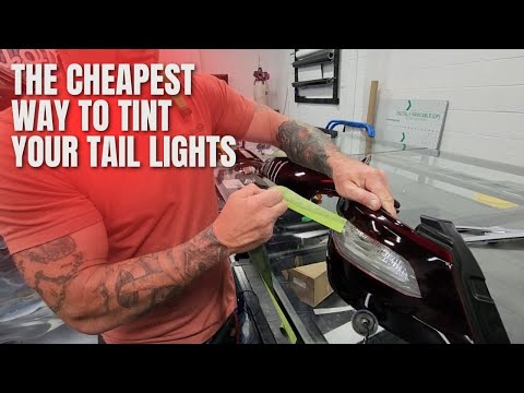 DIY tail light tint... Cheap!