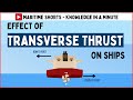 MARITIME SHORTS Effect Of Transverse Thrust On Ship