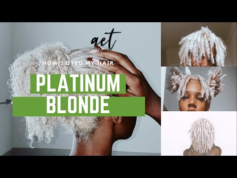 How I dyed my hair ICY Platinum Blonde