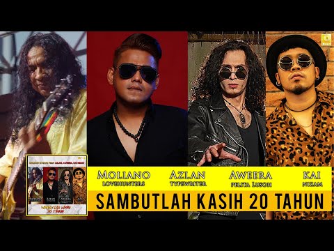 Moliano in Rock ft. Azlan, Aweera & Kai Nizam - Sambutlah Kasih 20th (Official Lyric Video)