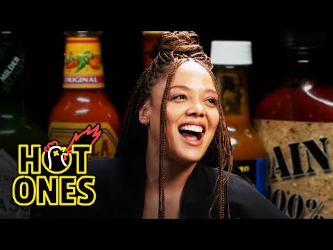 Tessa Thompson Feels Alive While Eating Spicy Wings | Hot Ones