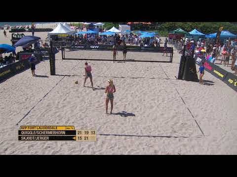 Fort Lauderdale 2022 | Quiggle/Schermerhorn vs. Skjodt/Jerger | Court 1 | Pro Series