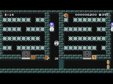 Sorka Mole Test Facility Escape by Cahlroisse - Super Mario Maker - No Commentary 1bq