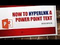 How to hyperlink a text  in power point/Sinhala/from micro with me/Ep   1
