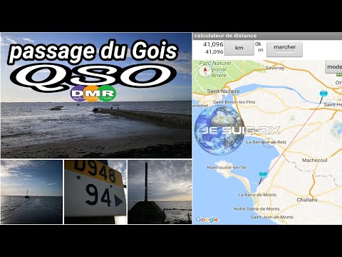 😎QSO radio PMR 446 DMR public passage du Gois Vendee 🏖️