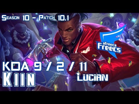 AFs Kiin LUCIAN vs AATROX Top - Patch 10.1 KR Ranked