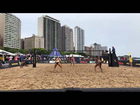 Cannon/Sponcil vs. Urango/Wheeler 2018 AVP Chicago Open