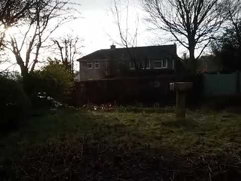 Collecting the recycling bins in Derbyshire