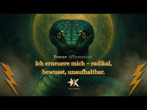 Ich erneuere mich – bewusst, unaufhaltbar l Krafttier Schlange l Power Affirmation l Kaya Deisberg
