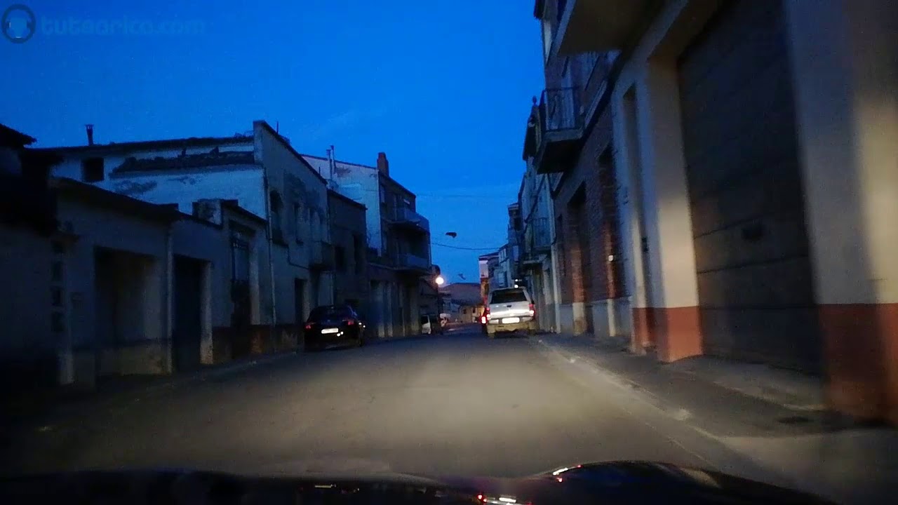 Travesía insuficientemente iluminada