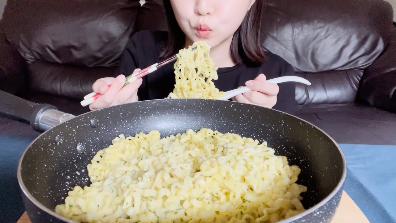 【飯テロ】ラーメンお腹いっぱい食べてみた【Eating Sounds】Rahmen