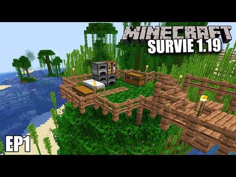 A SURVIVAL START that STARTS well!  - Minecraft Survival 1.19 Episode 1