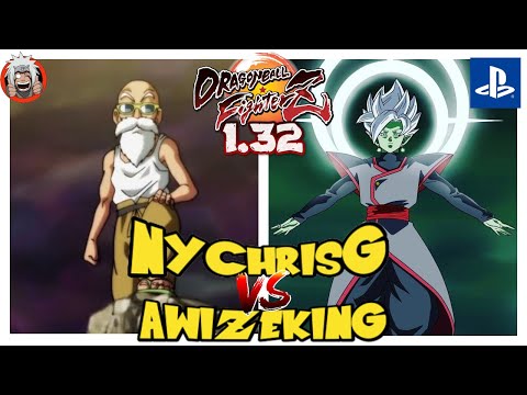 DBFZ NYChrisG vs AWIZEKING (VegetaSSJ, Roshi, Beerus) vs (GokuUI, Zamasu, Frieza)