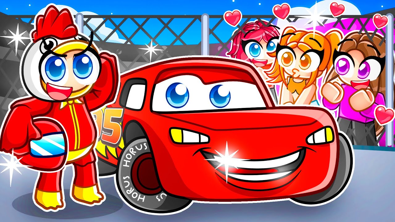 J'ai DRAGUÉ des FILLES avec FLASH MCQUEEN sur Driving EMPIRE !