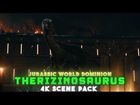 Therizinosaurus 4K Scene Pack • Jurassic World Dominion 