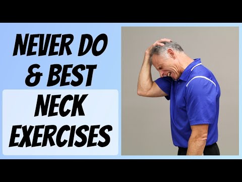 Tight & Painful Neck? 2 NEVER Do Exercises & 3 BEST Exercises