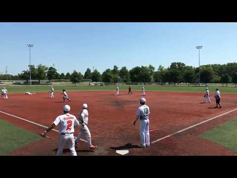 2019 USSSA Columbus Major Messer hit by bad bounce video clip