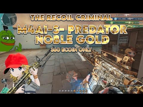 Crossfire PH | M4a1-S- Predator-Noble Gold VVIP - The Recoil Criminal - Free For All Match
