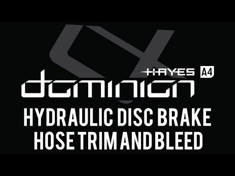 How to bleed and shorten your brake hoses using the example of the Hayes Dominion A4