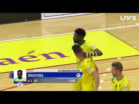 Gol Bingyoba (4-1) Jaén Paraíso Interior - Osasuna Magna. J2, 1Div. LNFS