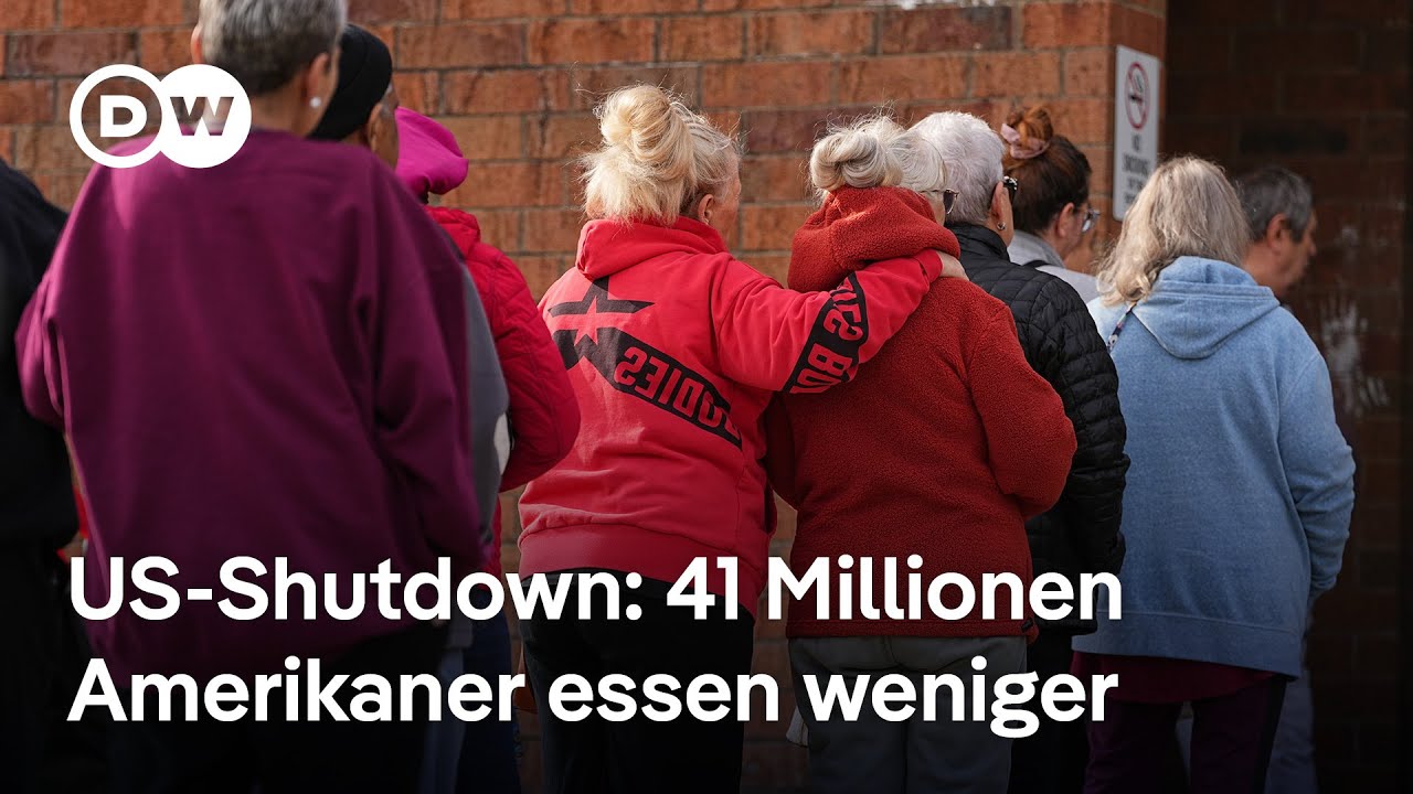 US-Shutdown: 41 Millionen Amerikaner haben weniger zu essen | DW Nachrichten