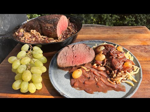 Winzer Rinderfilet mit Rotwein-Zwiebelsauce - Mein Braten zu Ostern - Festtagsessen