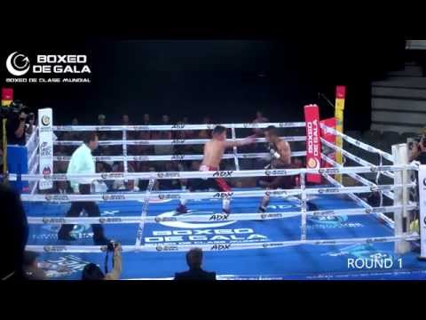 Hugo Hernández vs Luis Hernández, 15 marzo 2014. Nezahualcoyotl, México. Boxeo de Gala.