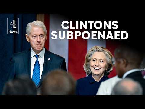 Bill and Hillary Clinton subpoenaed in widening Epstein probe