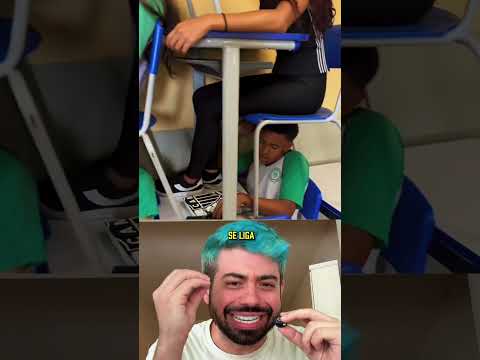 ESSES ALUNOS DESSA ESCOLA MOSTRARAM COMO QUE É QUANDO TODOS QUEREM SENTAR NA PAREDE